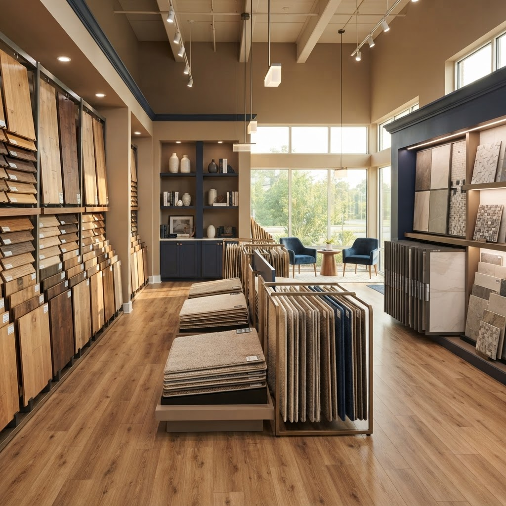 Inside the State 48 Floors showroom in Tempe, Arizona