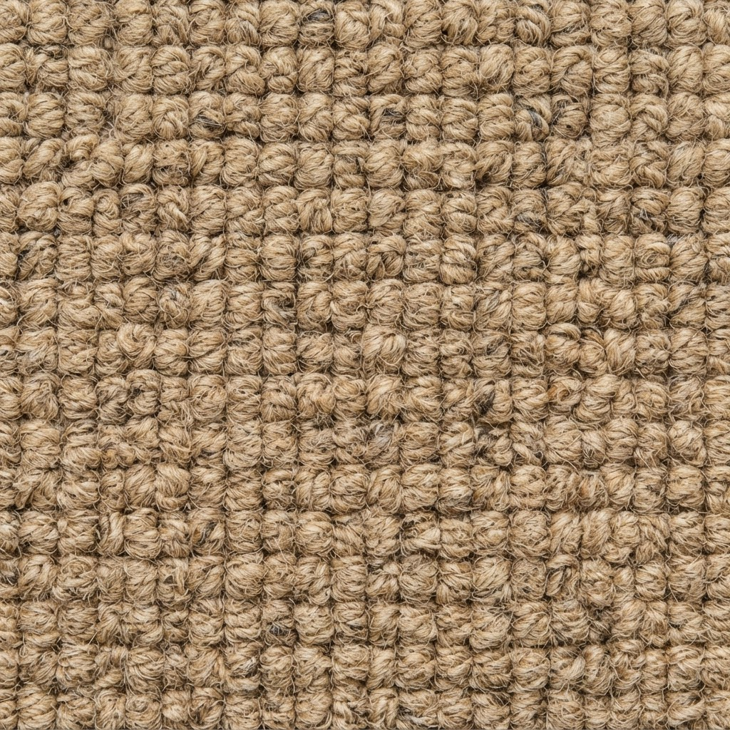 Berber and loop beautiful carpet floors, expertly installed sample swatch