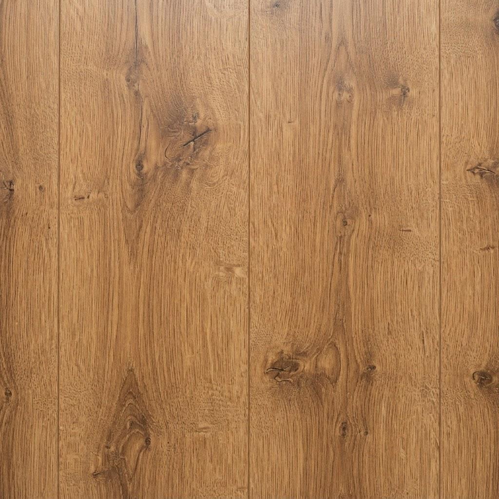 Wood-look beautiful laminate floors, expertly installed sample swatch